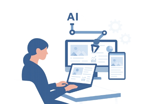 AIで効率よく記事のベースを作り、人の手で最終チェックとリライト。